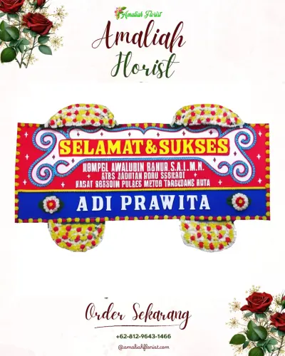 Karangan Bunga Ucapan Selamat di Aryaduta Makassar